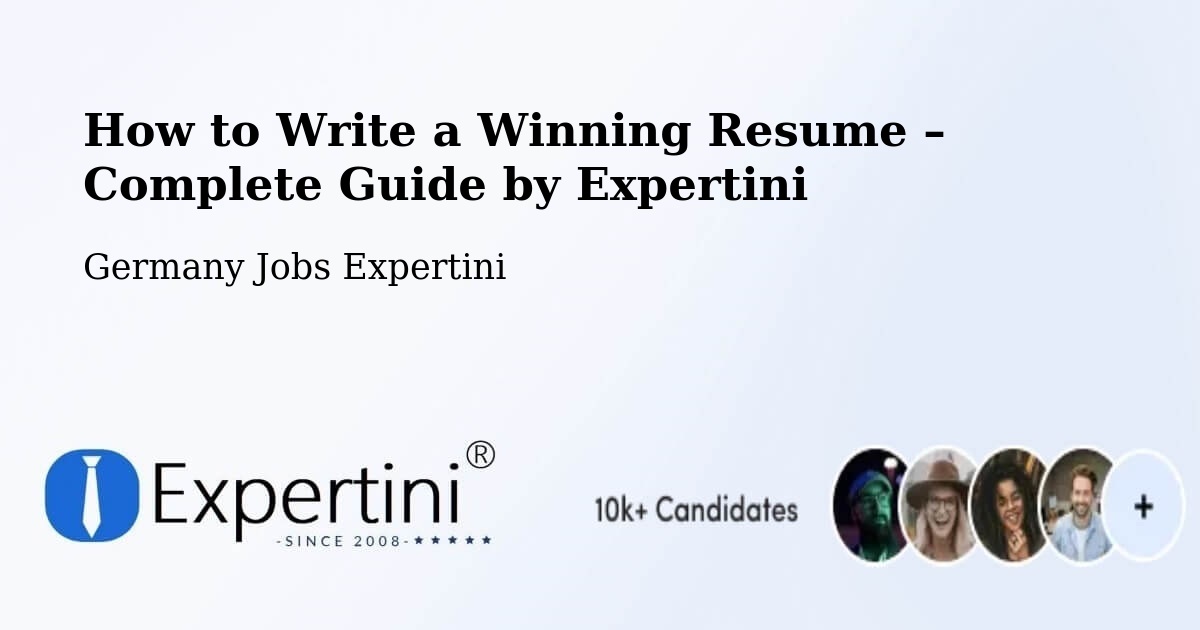 Resume Writing Guide for Job Seekers – Lucka - Lucka, Germany Jobs Expertini